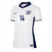 England Ezri Konsa #14 Replica Home Shirt Ladies Euro 2024 Short Sleeve